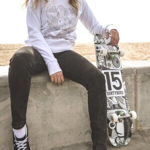 NEW, RARE Dirtybird x Jeremy Fish Skateboard Deck